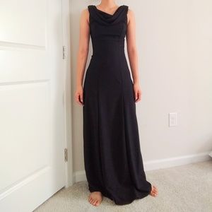 Black evening dress